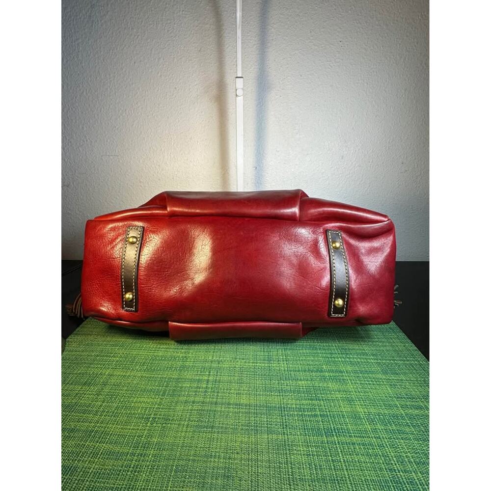Dooney & Bourke Florentine Leather Teagan 30 Shoulder Bag - Picture 6 of 10